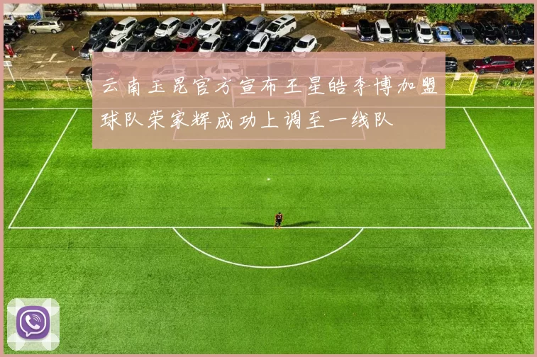 云南玉昆官方宣布王星皓李博加盟球队荣家辉成功上调至一线队